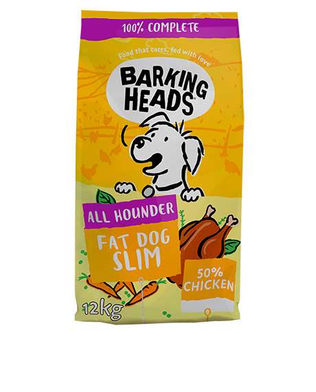Barking Heads Fat Dog Slim sausas maistas šunims, 12 kg