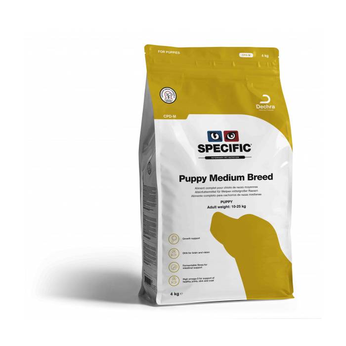 Specific CPD-M Puppy Medium sausas maistas augantiems vidutinių veislių šuniukams, 7 kg