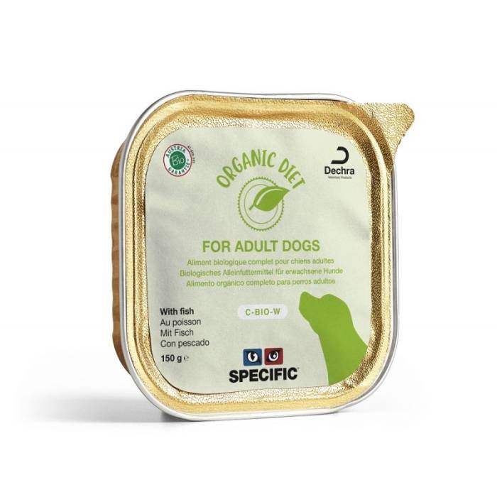 Specific C-BIO-W Adult Dog organiniai konservai šunims su žuvimi, 5 x 150 g