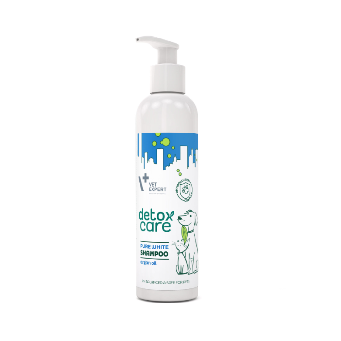 VetExpert Detox Care Pure White šampūnas baltam kailiui, 250 ml