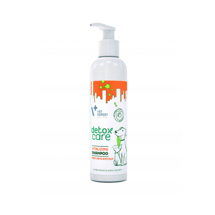 VetExpert Detox Care Vitalizing šampūnas įvairiaspalviui kailiui, 250 ml