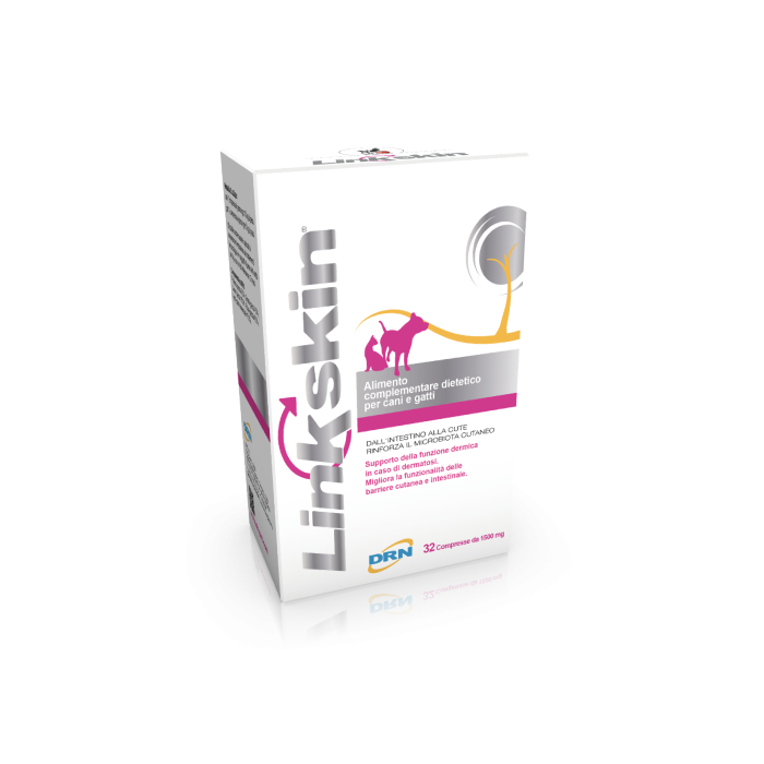 DRN Linkskin papildai sergantiems dermatoze, 32 tabletės