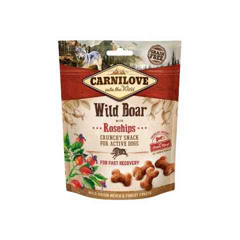 Carni Love Dog Wild Boar with Rosehips skanėstas šunims su šerniena 200g