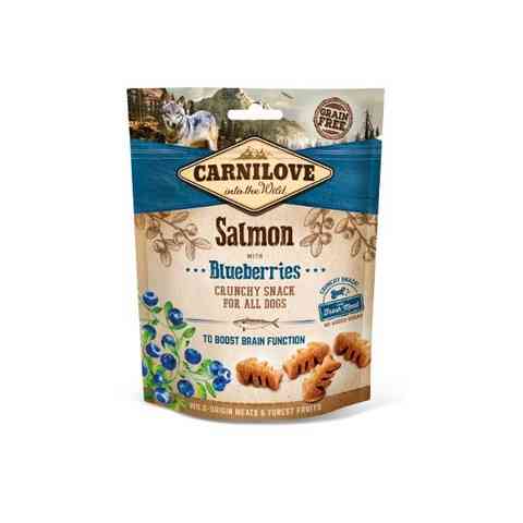 Carni Love Salmon and Blueberries skanėstas šunims 200g