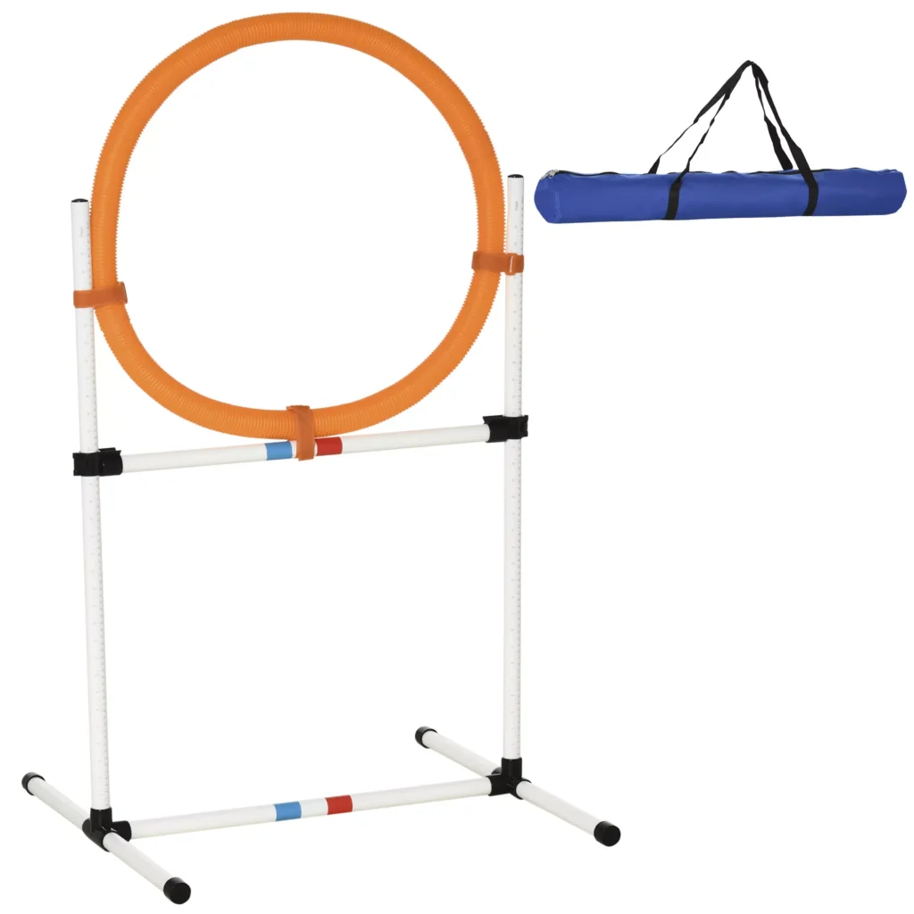 Šunų šokinėjimo ringas agilitų treniruotėms 74,5x66x91cm