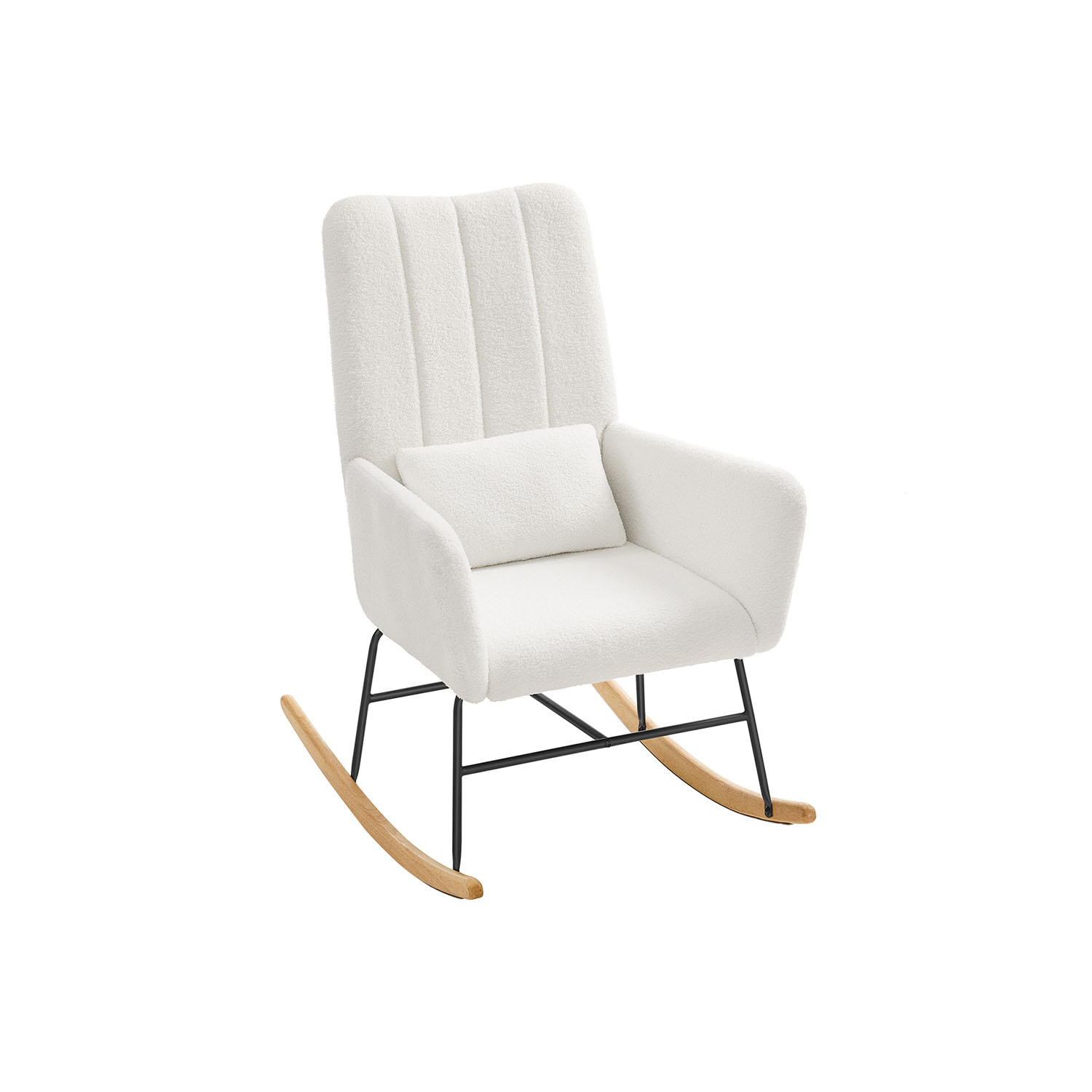 Supamas krėslas Fotelis su porankiais | 160 kg | 89,5 x 67,5 x 106 cm | Balta