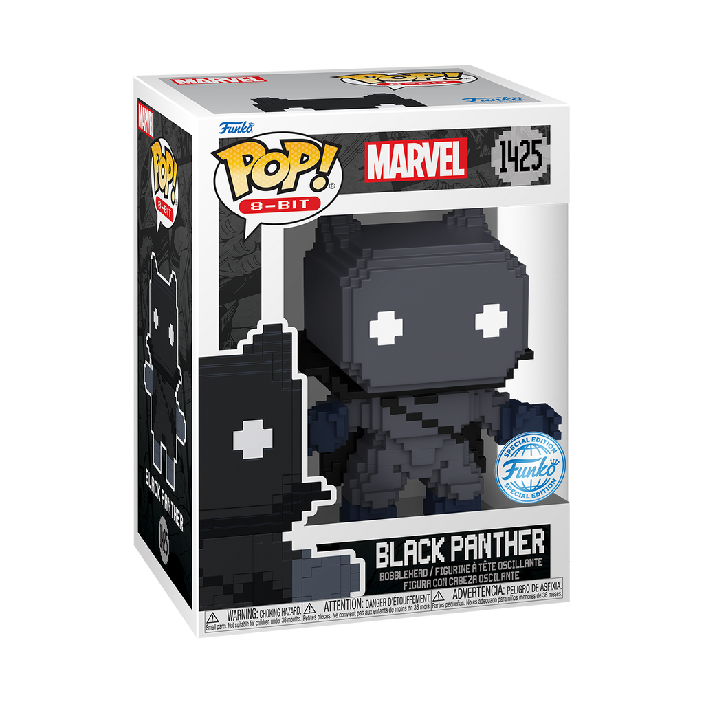 FUNKO POP! Vinilinė figūrėlė: Marvel - 8-Bit Black Panther