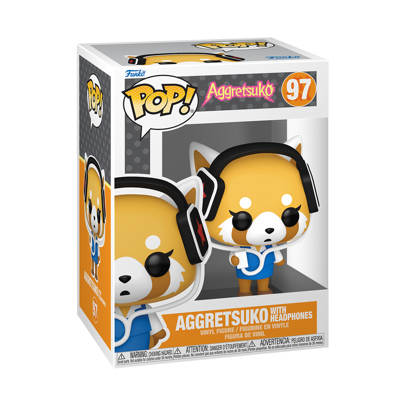 FUNKO POP! Vinilinė figūrėlė: Sanrio - Aggretsuko (w/ Headphones)