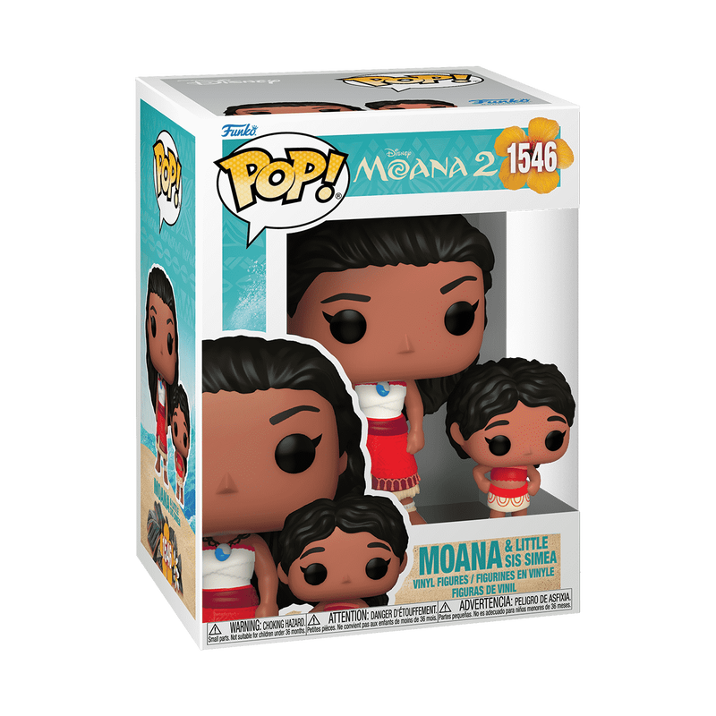 FUNKO POP! Vinilinė figūrėlė: Disney: Moana 2 - Moana & Lil Sis Simea