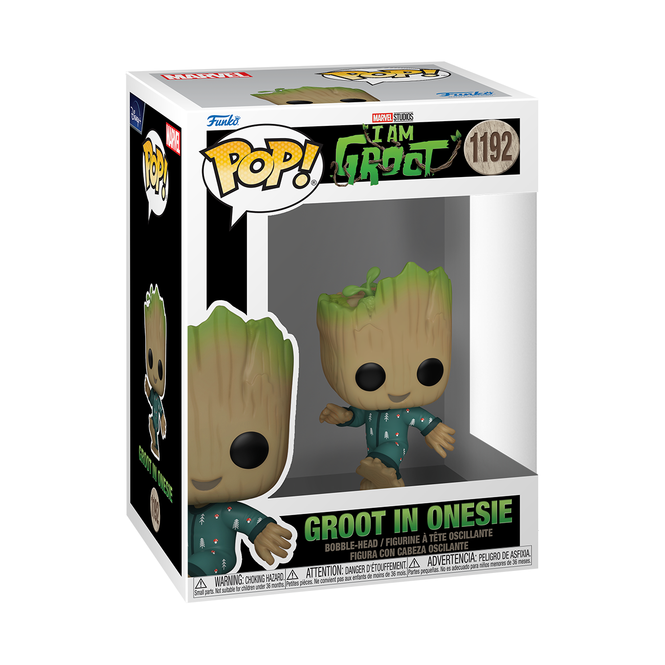 FUNKO POP! Vinilinė figūrėlė: I Am Groot - Groot in PJs (dancing)