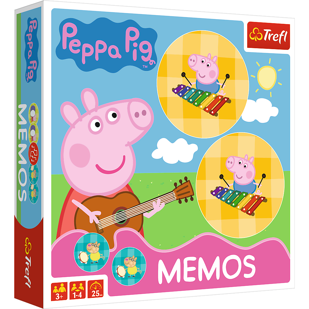 TREFL PEPPA PIG Žaidimas Memo "Kiaulytė Pepa“