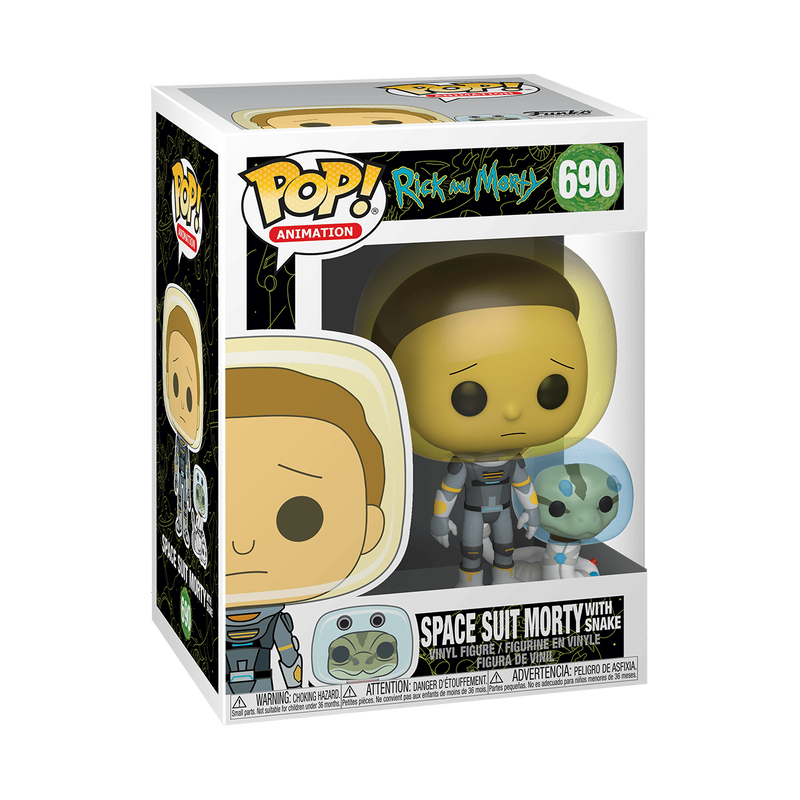 FUNKO POP! Vinilinė figūrėlė: Rick & Morty - Morty (w/ snake)