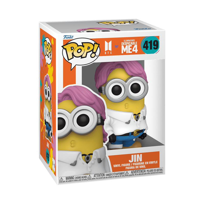 FUNKO POP! Vinilinė figūrėlė: BTS x Despicable Me 4 - Jin