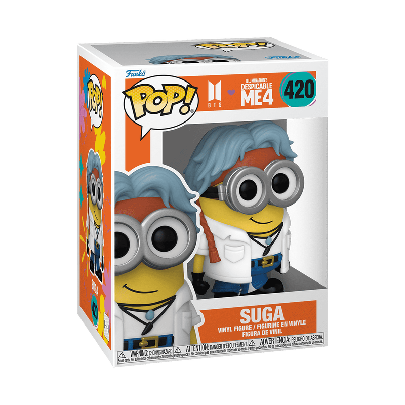 FUNKO POP! Vinilinė figūrėlė: BTS x Despicable Me 4 - Suga