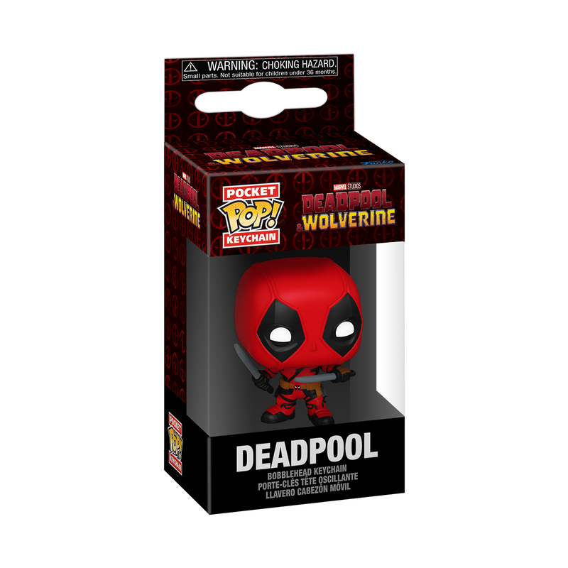 FUNKO POP! Raktų pakabutis: Marvel: Deadpool & Wolverine - Deadpool