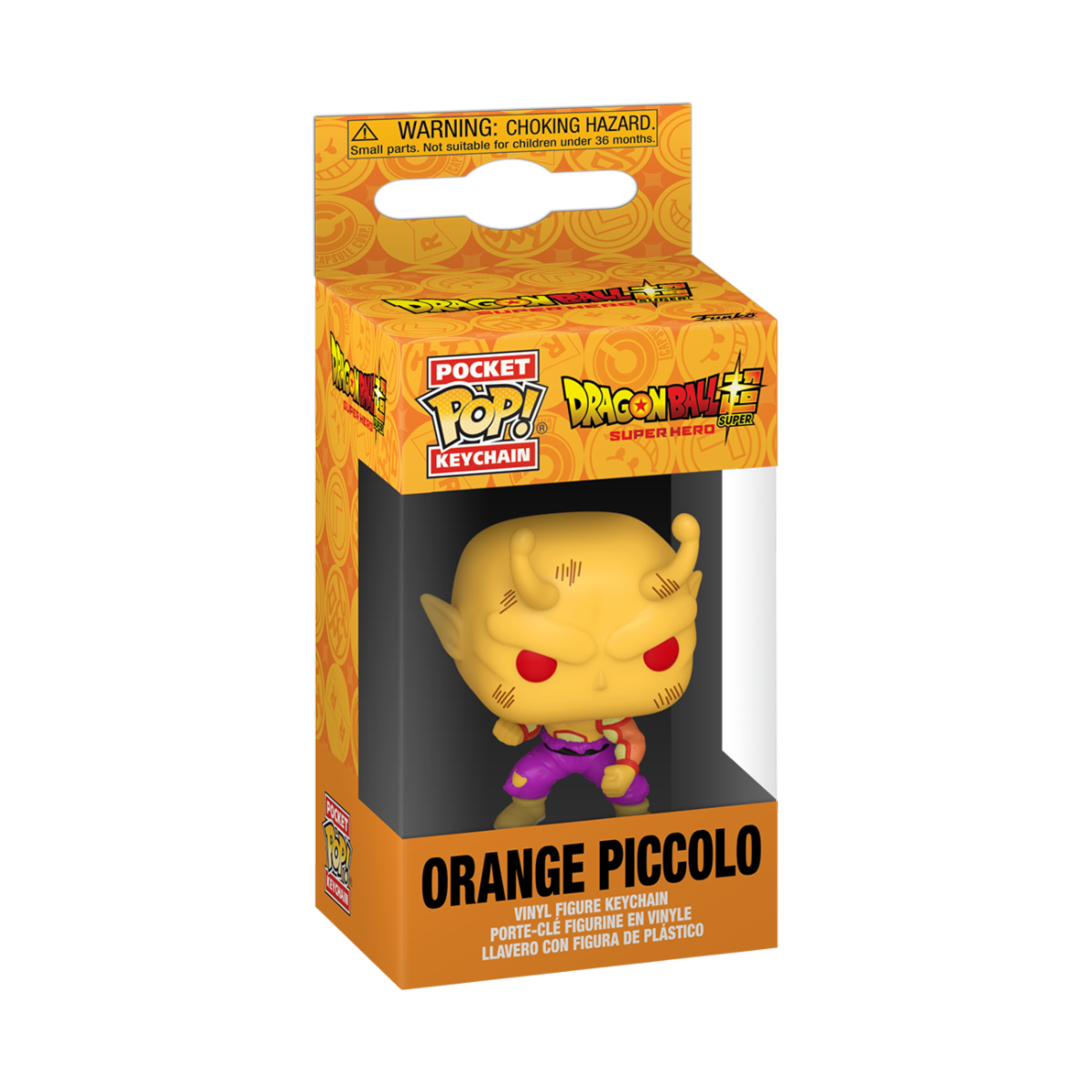 FUNKO POP! Raktų pakabutis: Dragon Ball Super: Super Hero - Orange Piccolo