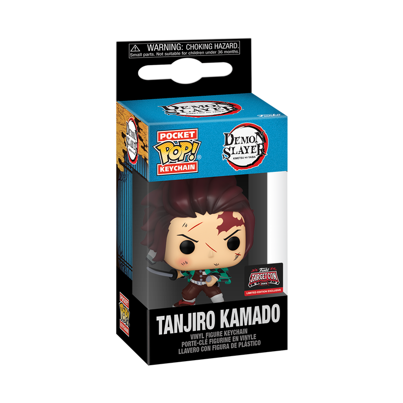 FUNKO POP! Raktų pakabutis: Demon Slayer - Tanjiro Kamado