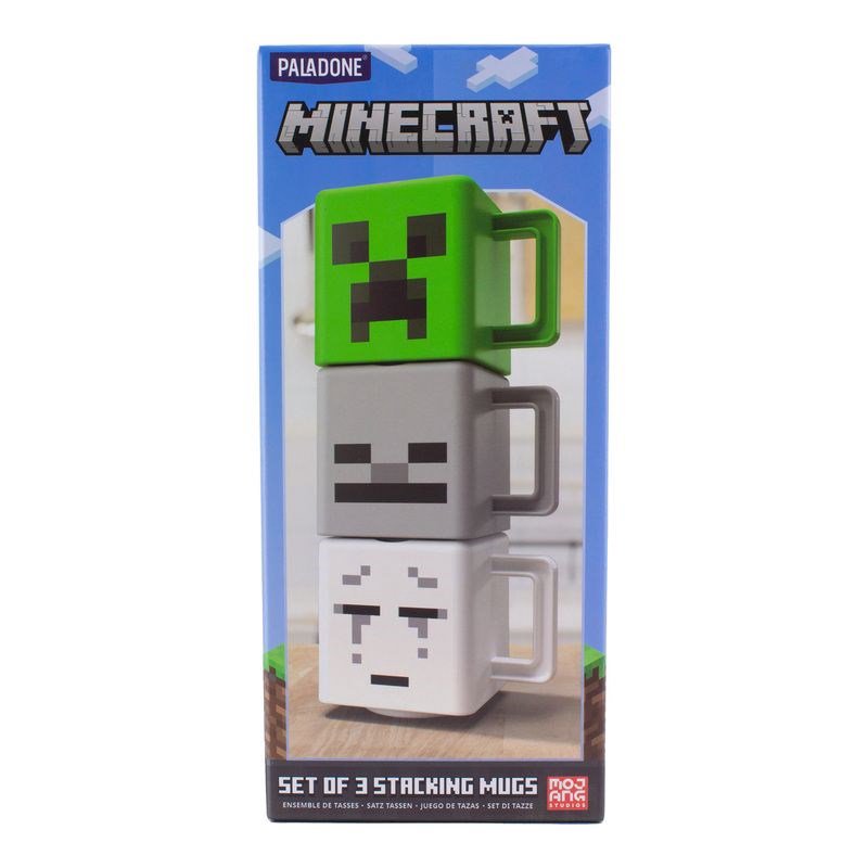 PP MINECRAFT STACKING MUGS