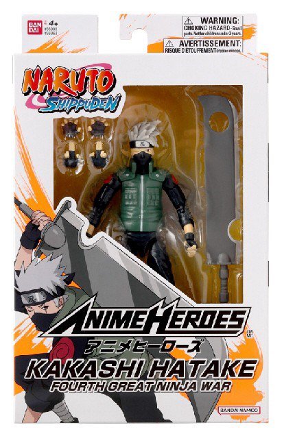 FIGŪRĖLĖ ANIME HEROES NARUTO - HATAKE KAKASHI GOURTH GREAT NINJA WAR