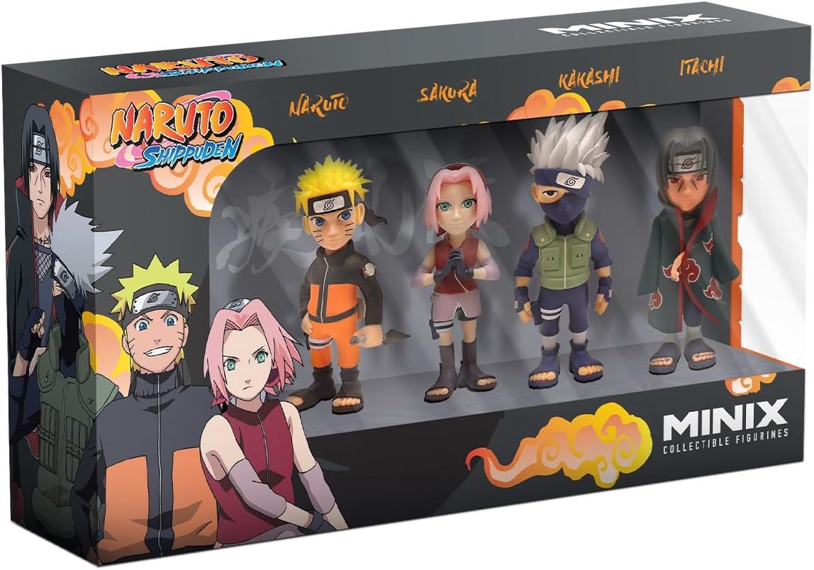 4 Naruto Shippuden Minix 7 cm figūrėlių rinkinys