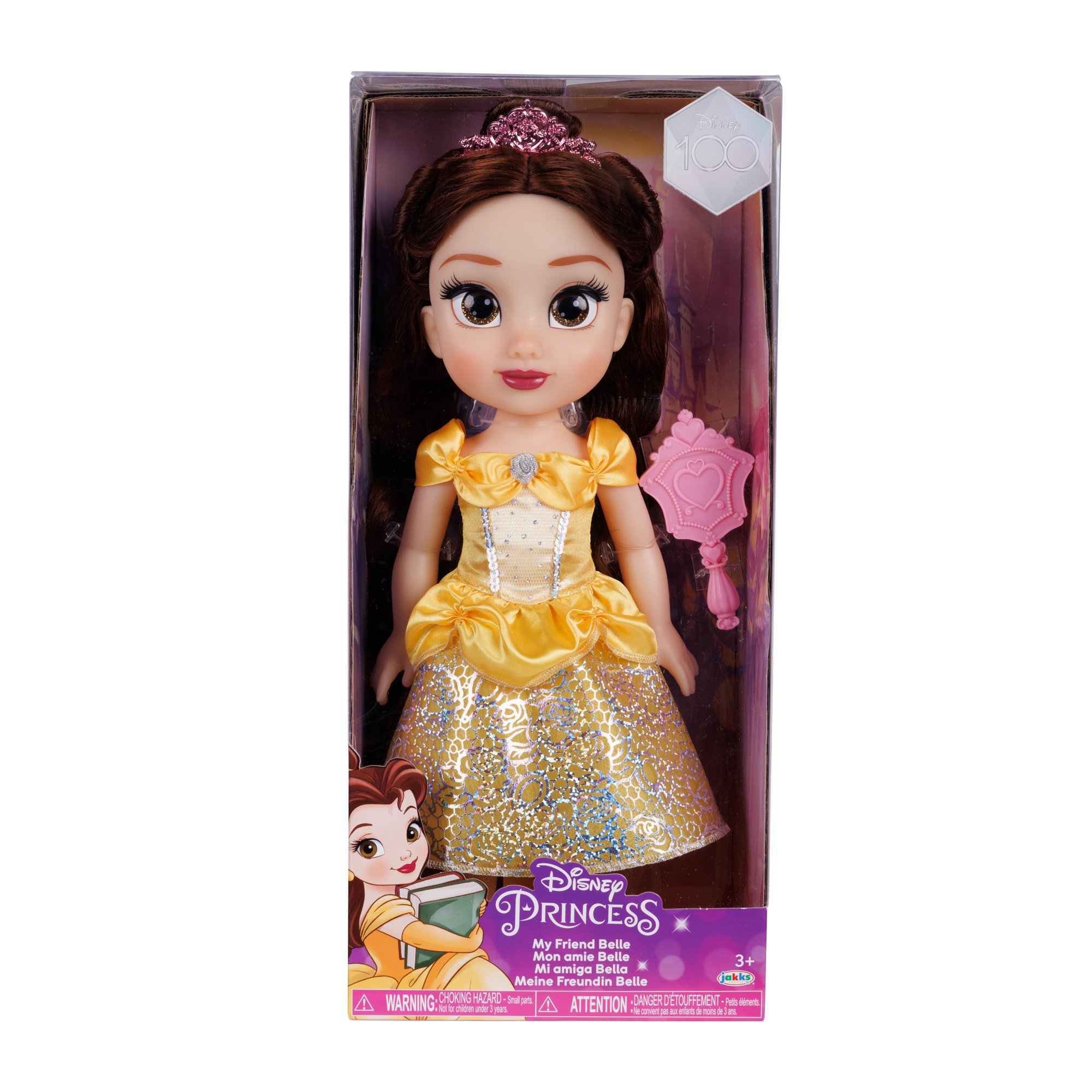 DISNEY PRINCESS Lėlė BELLA, 35 cm