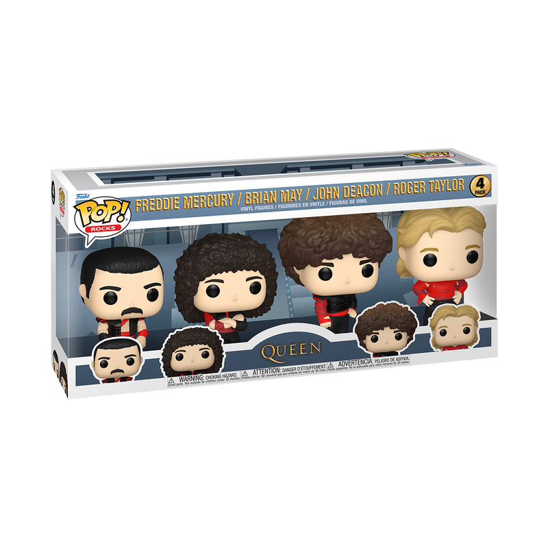 FUNKO POP! Vinilinė figūrėlė: Queen - Radio Gaga (4-pack)