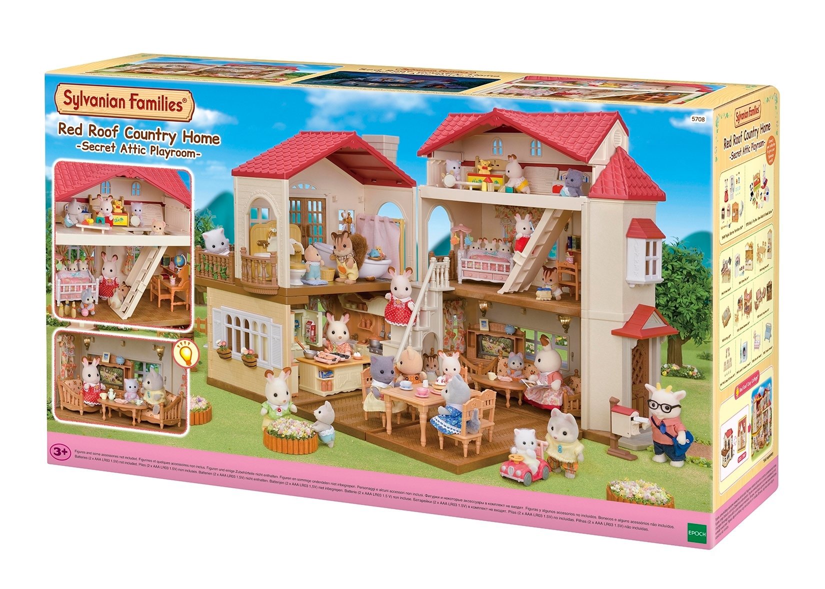 SYLVANIAN FAMILIES Kaimo namas su raudonu stogu