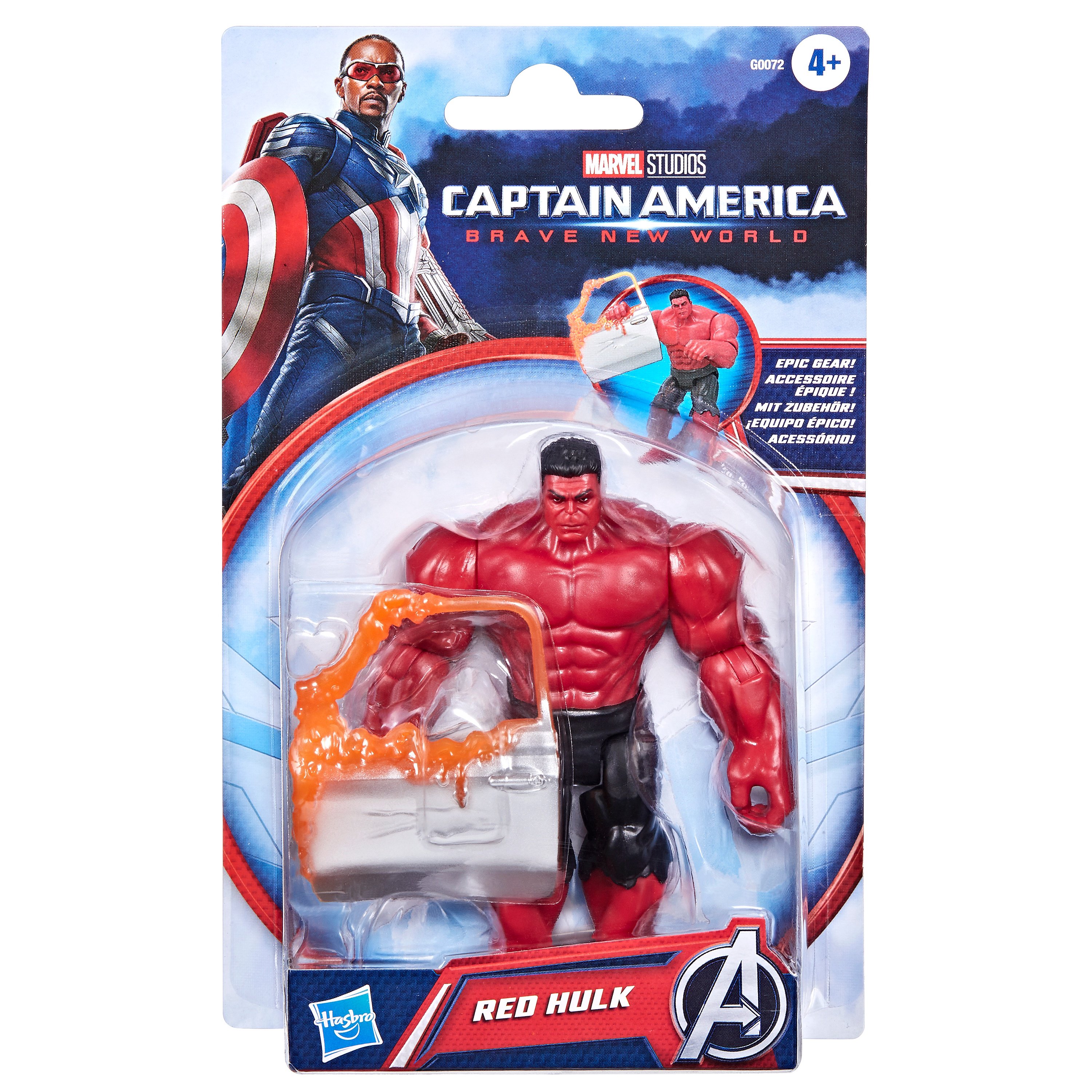 AVENGERS CAPTAIN AMERICA DELUXE figūrėlė, 11,5 cm