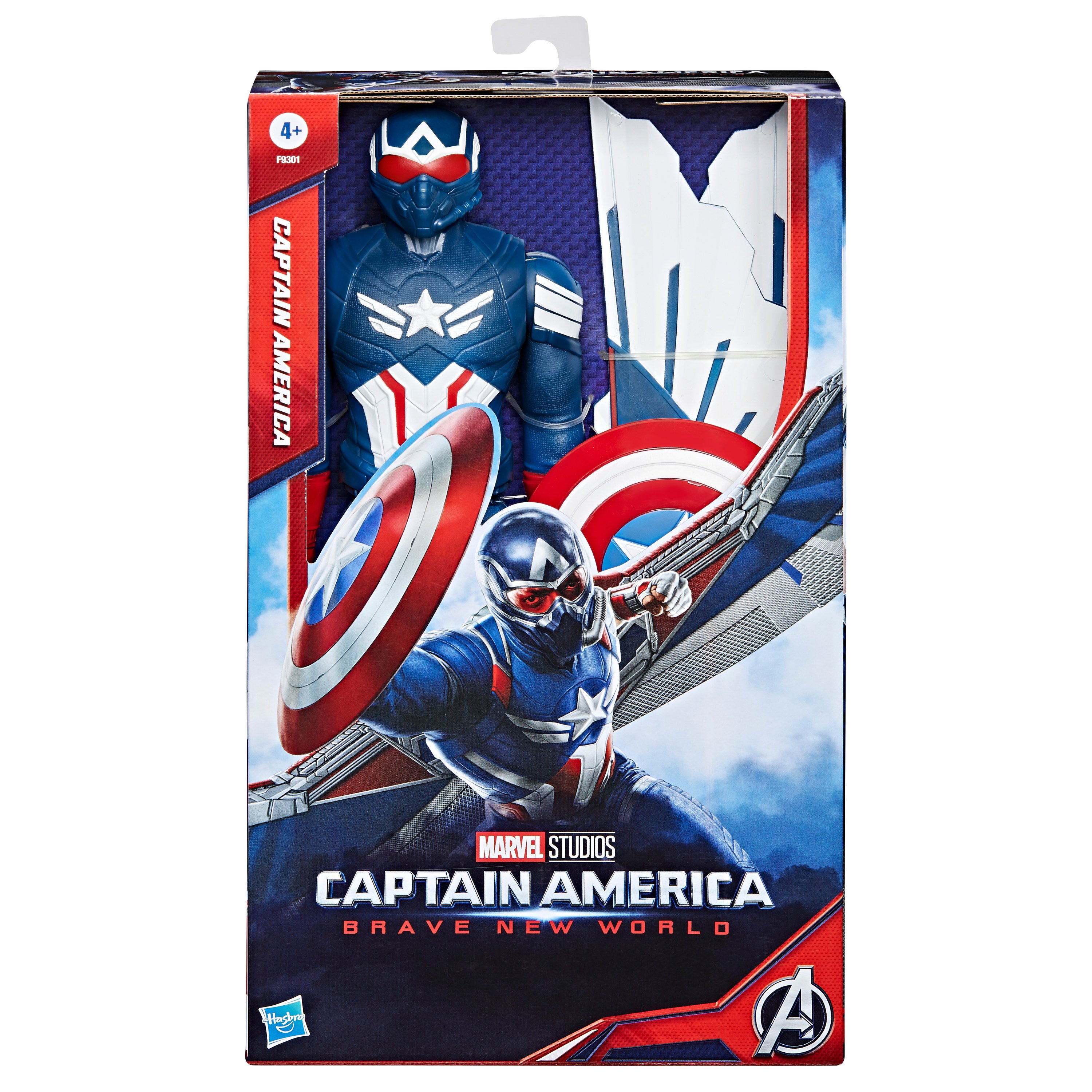 AVENGERS CAPTAIN AMERICA DELUXE herojaus figūrėlė TITAN, 30 cm