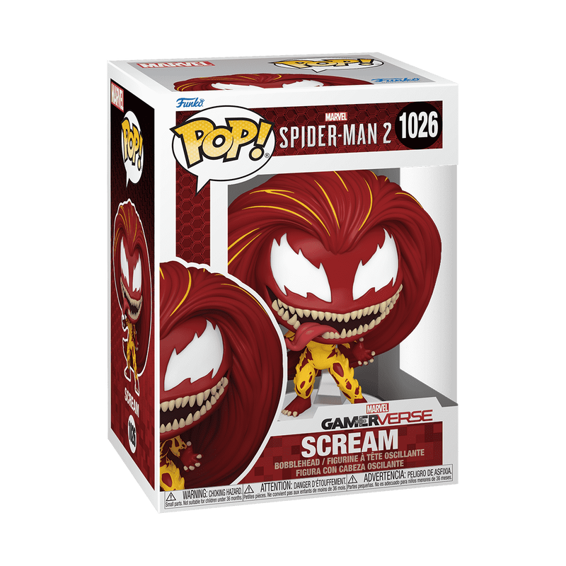 FUNKO POP! Vinilinė figūrėlė: Marvel: Spider-Man 2 - Scream