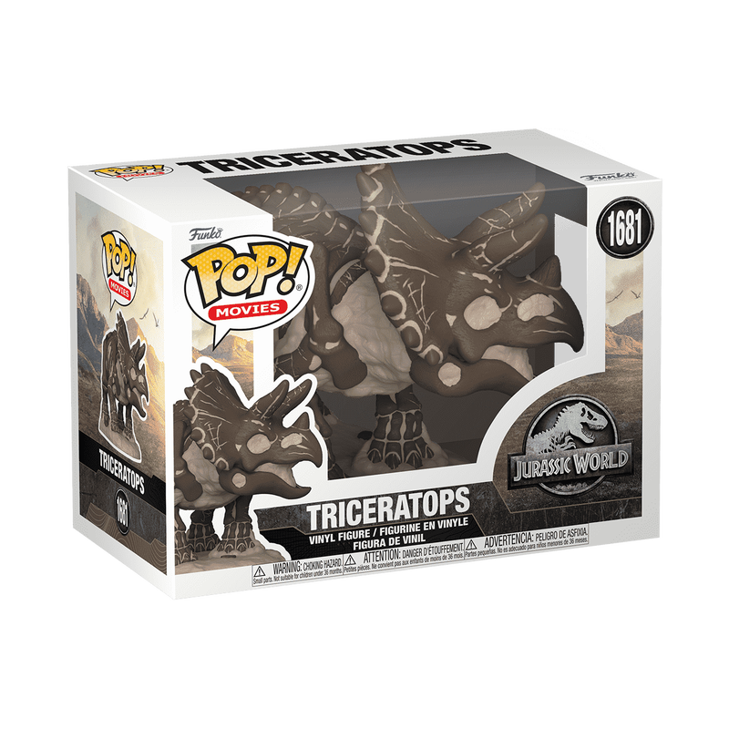 FUNKO POP! Vinilinė figūrėlė: Jurassic Park - Triceratops