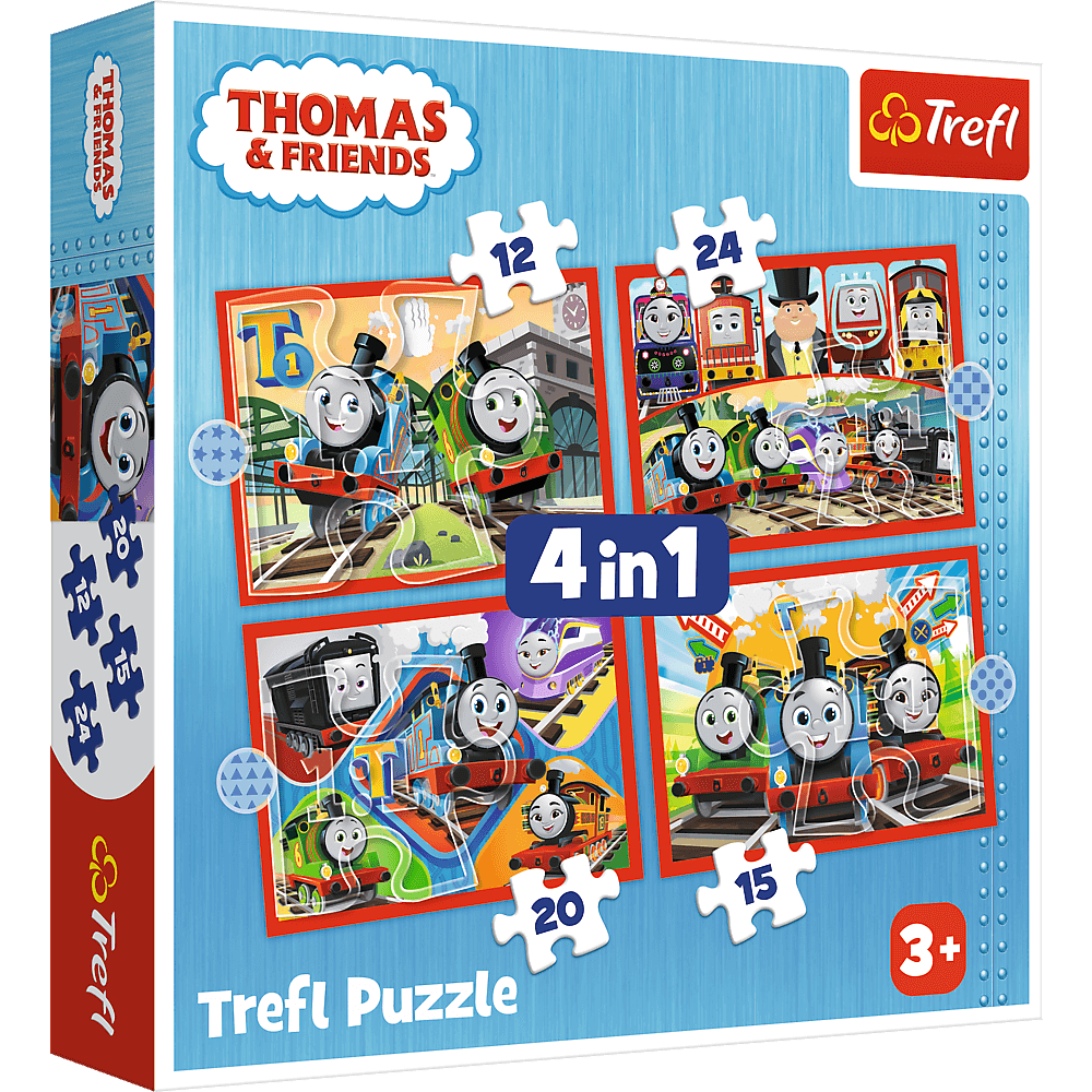 TREFL THOMAS & FRIENDS 4 dėlionių rinkinys „Thomas“
