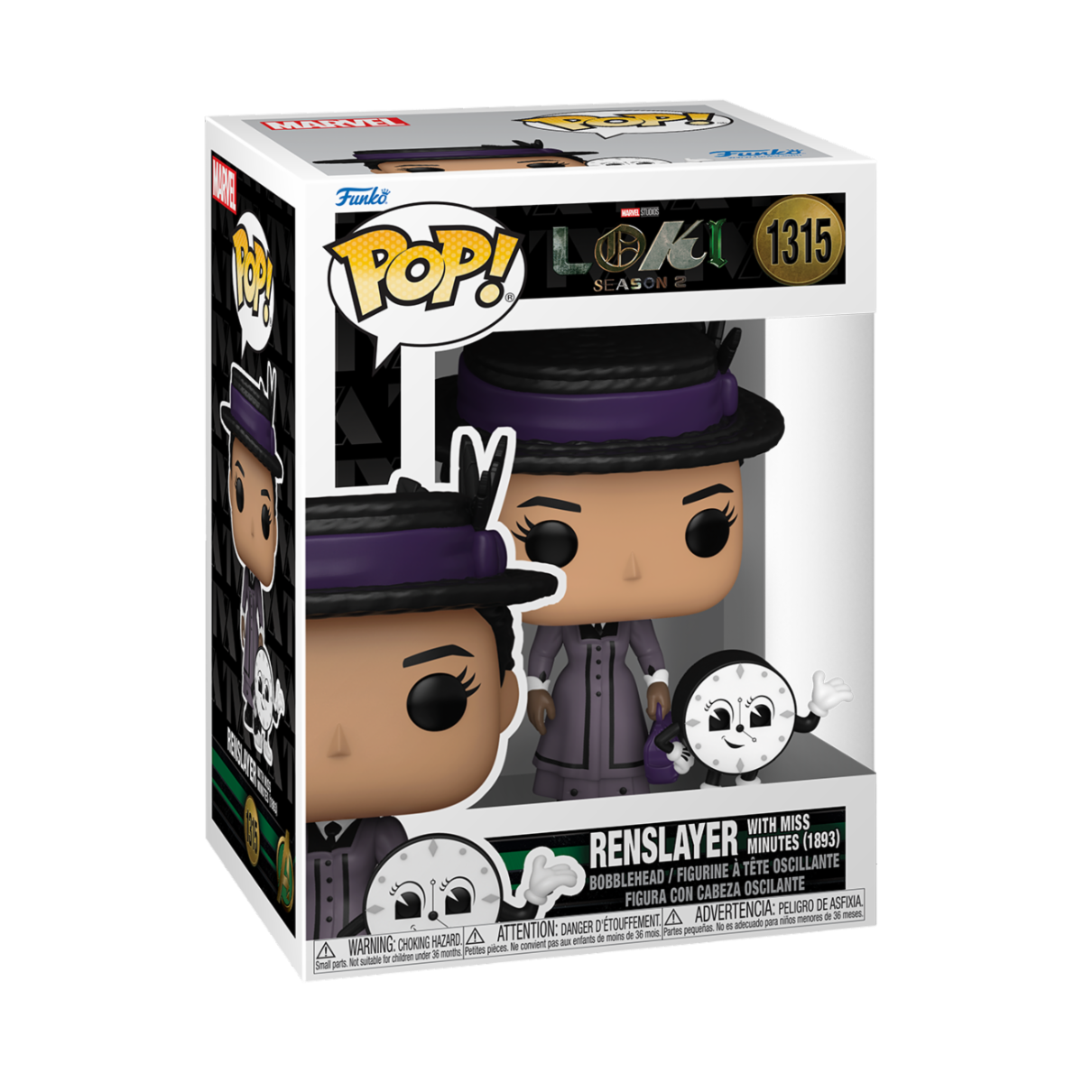 FUNKO POP! Vinilinė figūrėlė: Loki - Renslayer with Miss Minutes