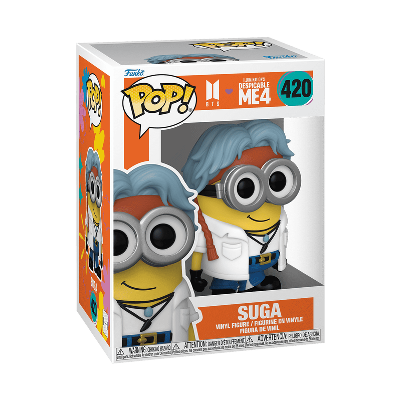 FUNKO POP! Vinilinė figūrėlė: BTS x Despicable Me 4 - Suga