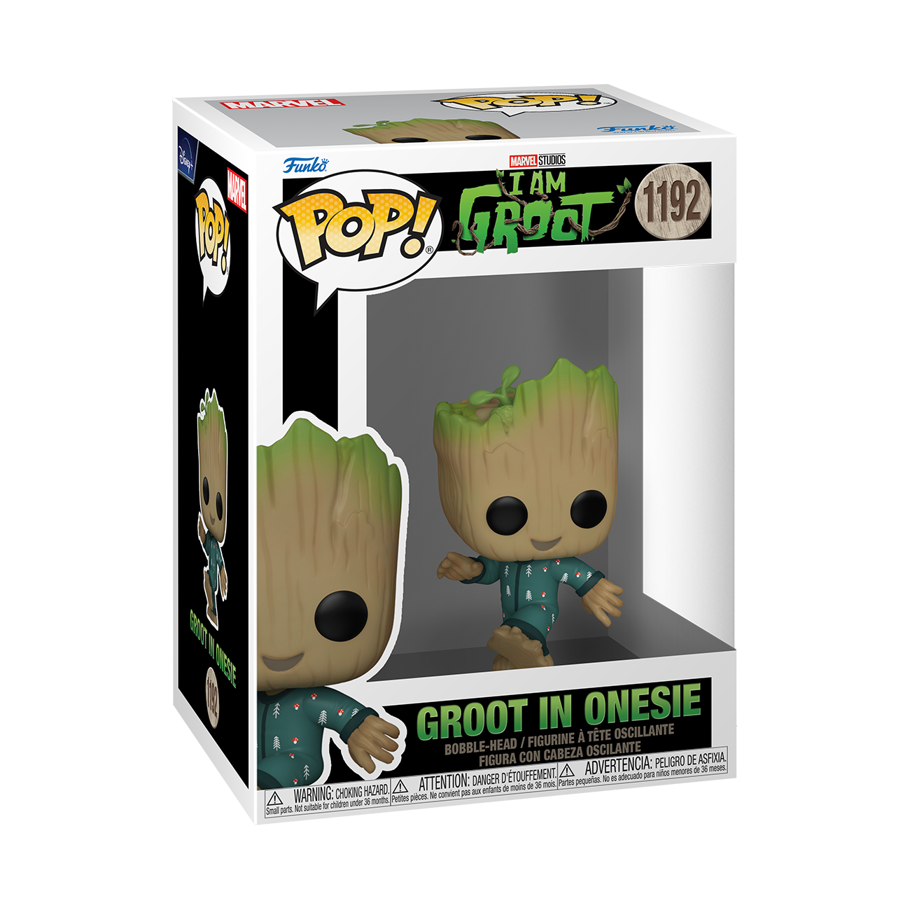 FUNKO POP! Vinilinė figūrėlė: I Am Groot - Groot in PJs (dancing)