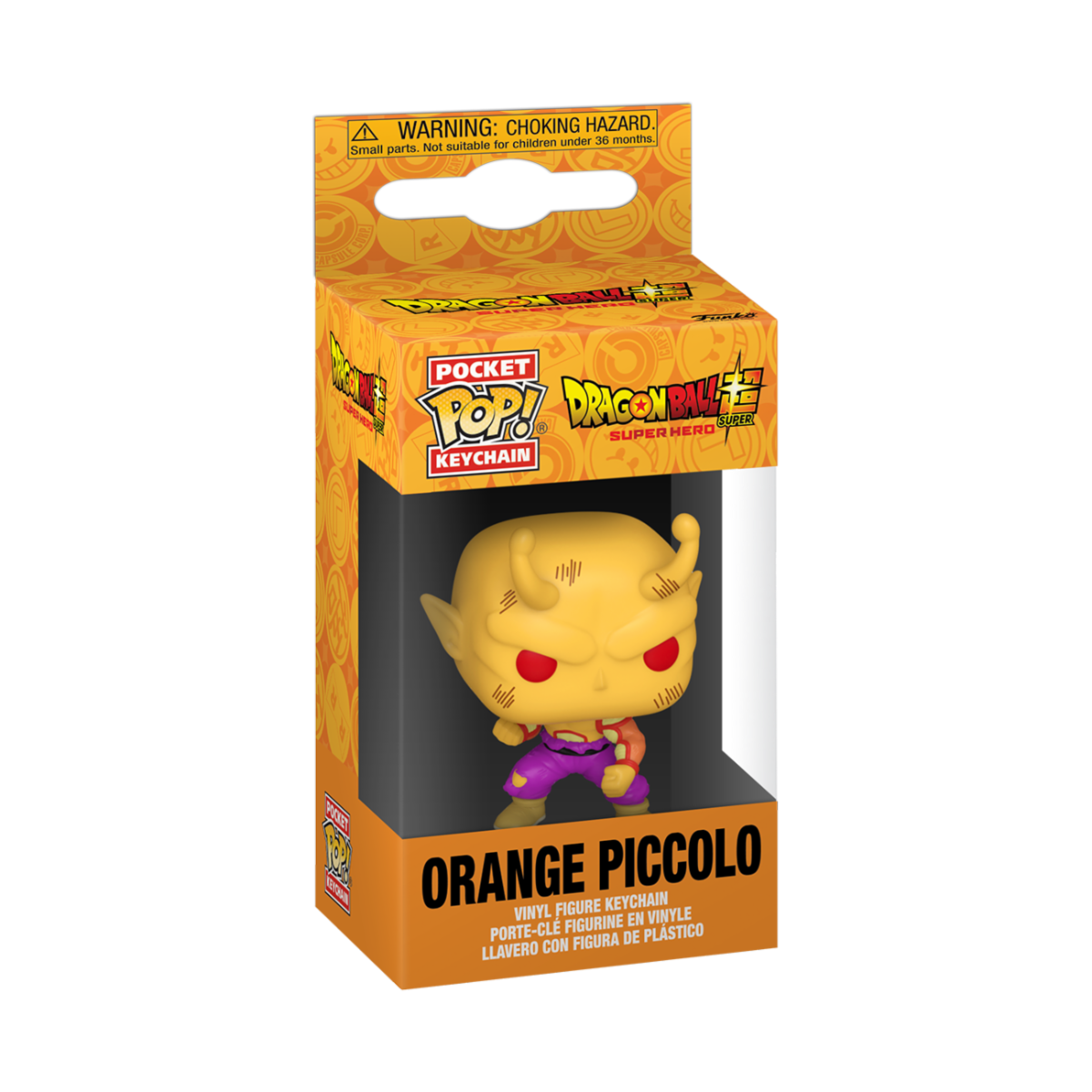 FUNKO POP! Raktų pakabutis: Dragon Ball Super: Super Hero - Orange Piccolo