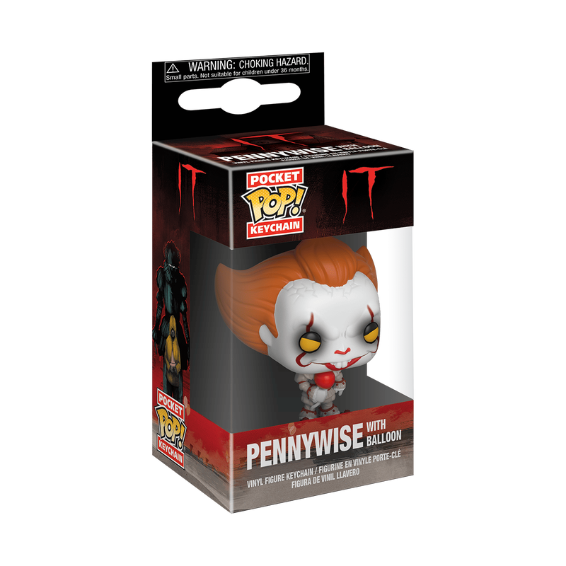 FUNKO POP! Raktų pakabutis: It - Pennywise (w/ Balloon)