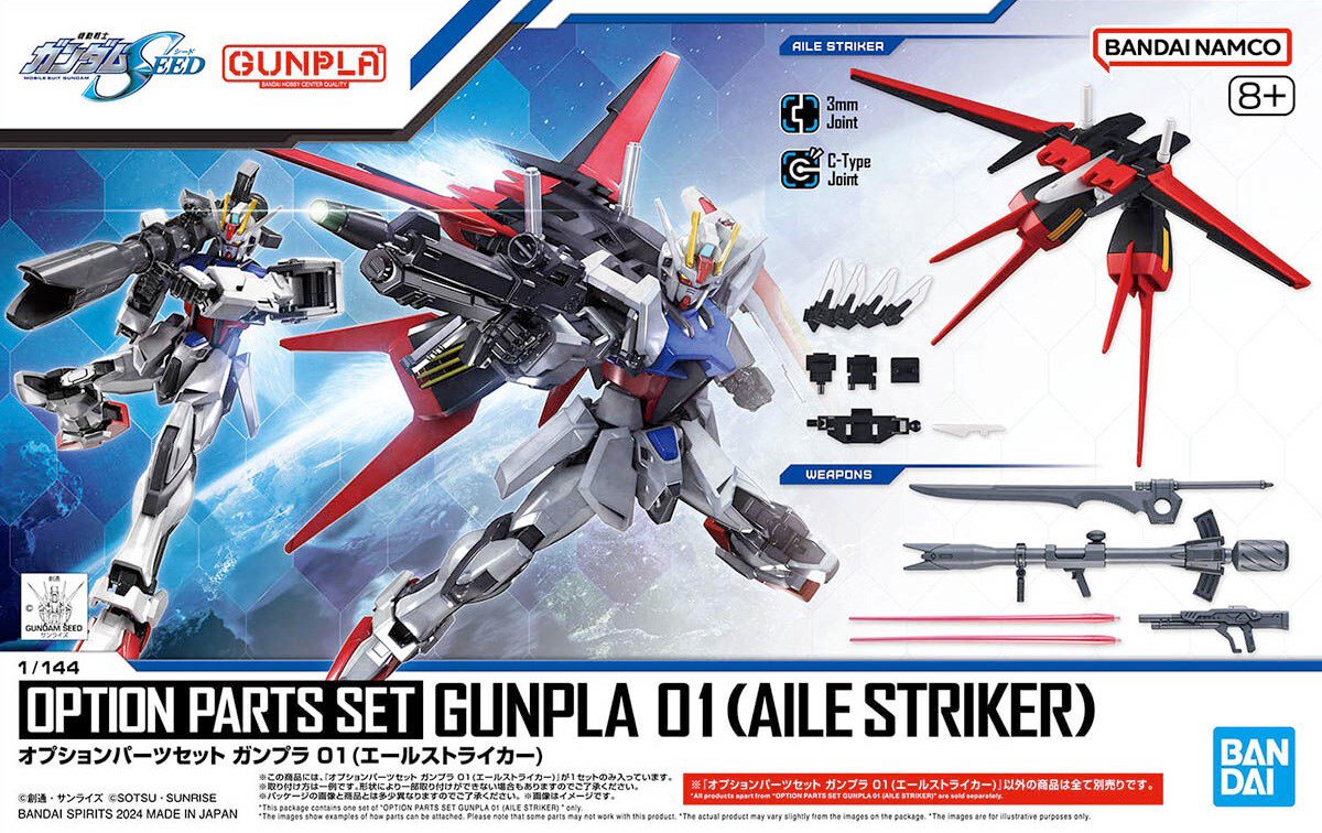 HG 1/144 OPTION PARTS SET GUNPLA 01 (AILE STRIKER)