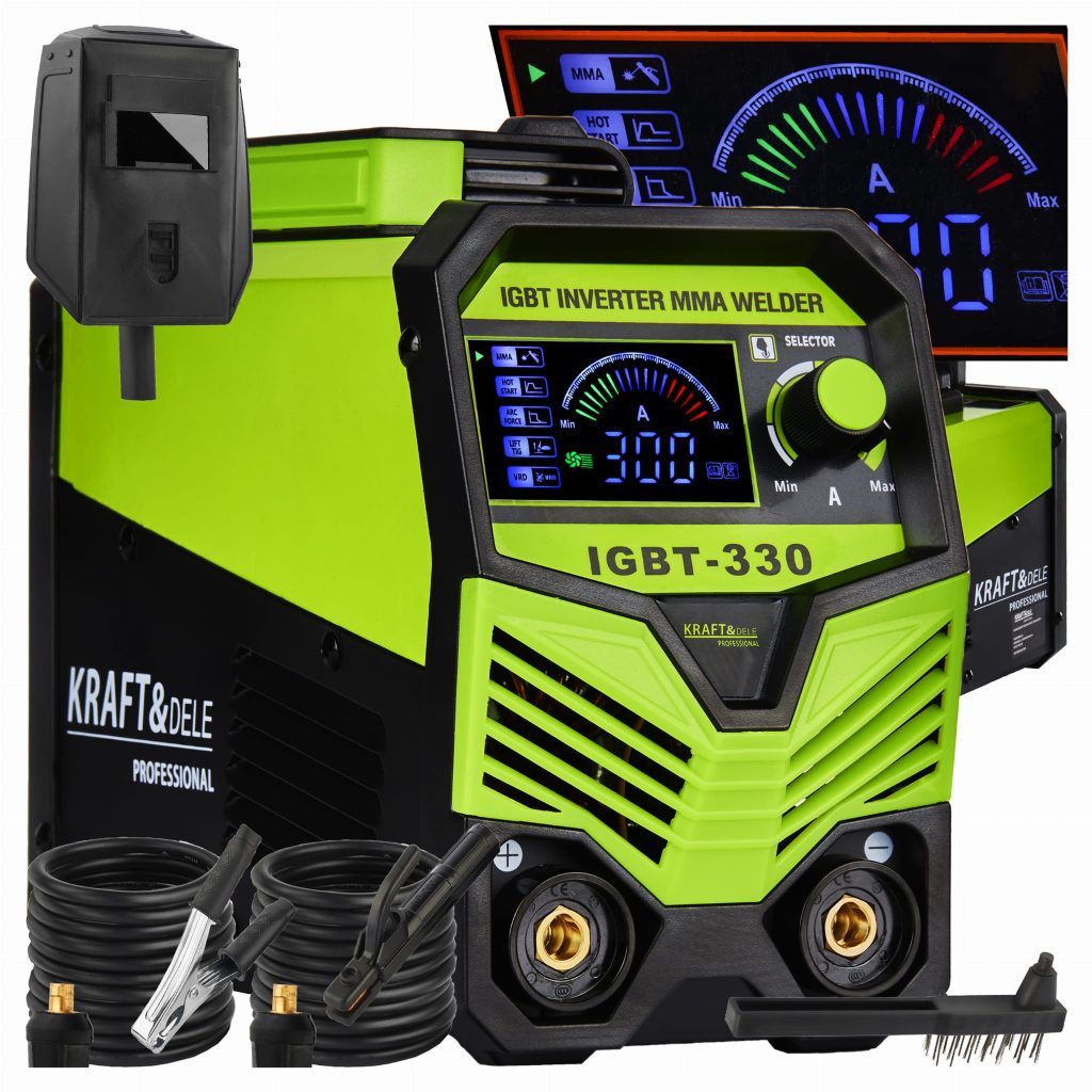 Inverterinis suvirinimo aparatas MMA IGBT LIFT TIG LCD 300A KD1879