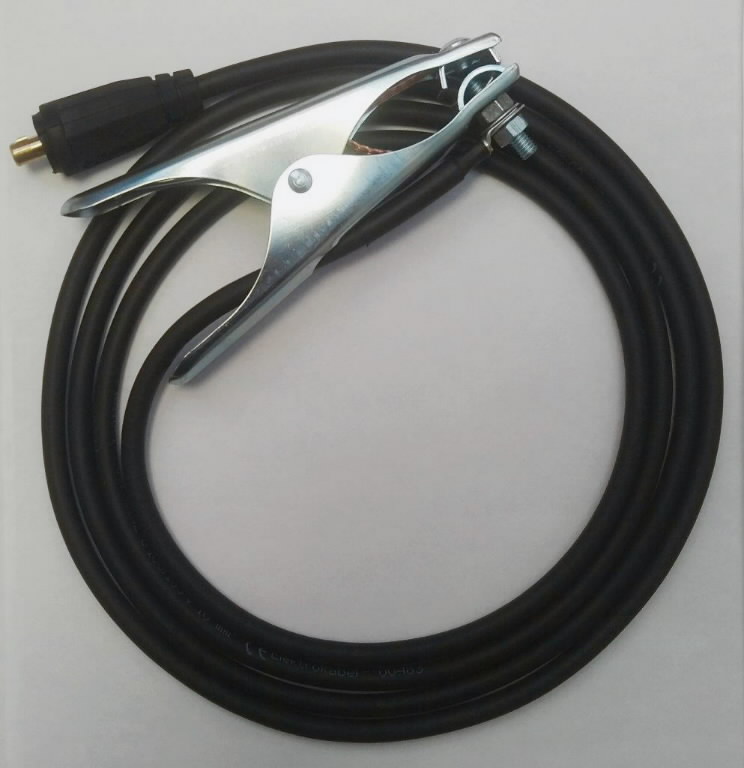 Masės kabelis su gnybtu 160A, 3m 16mm2, Binzel