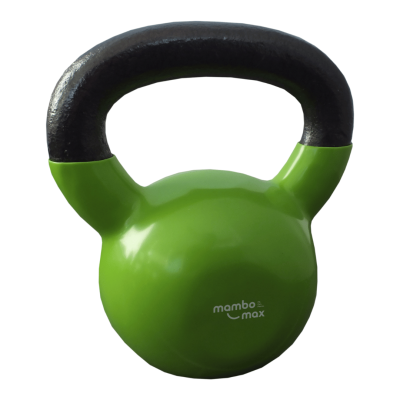 Vinilinis svarstis Mambo Max Kettlebell 2–24 kg (Svoris: 10 kg)