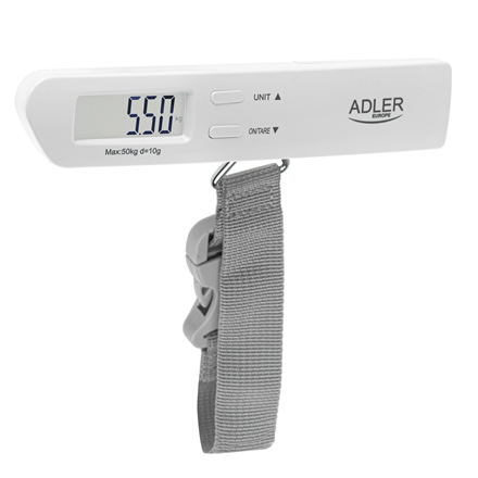 Kelioninio bagažo svarstyklės Adler Travel Luggage Scale AD 8191 Maximum 50kg