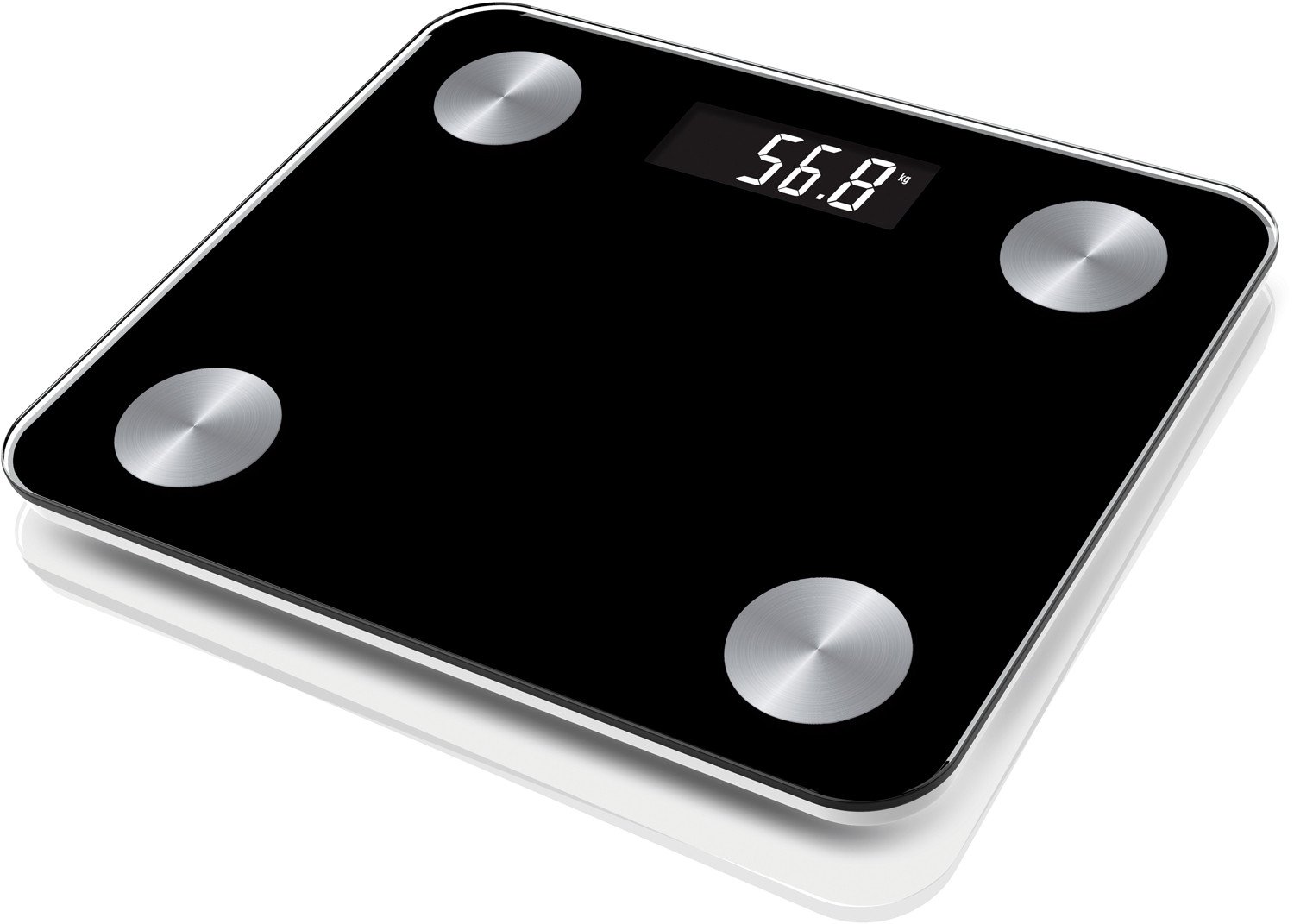 Vonios svarstyklės Platinet smart scale PBSBTB, black