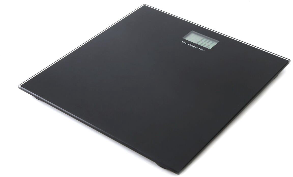 Omega bathroom scale OBSB, black