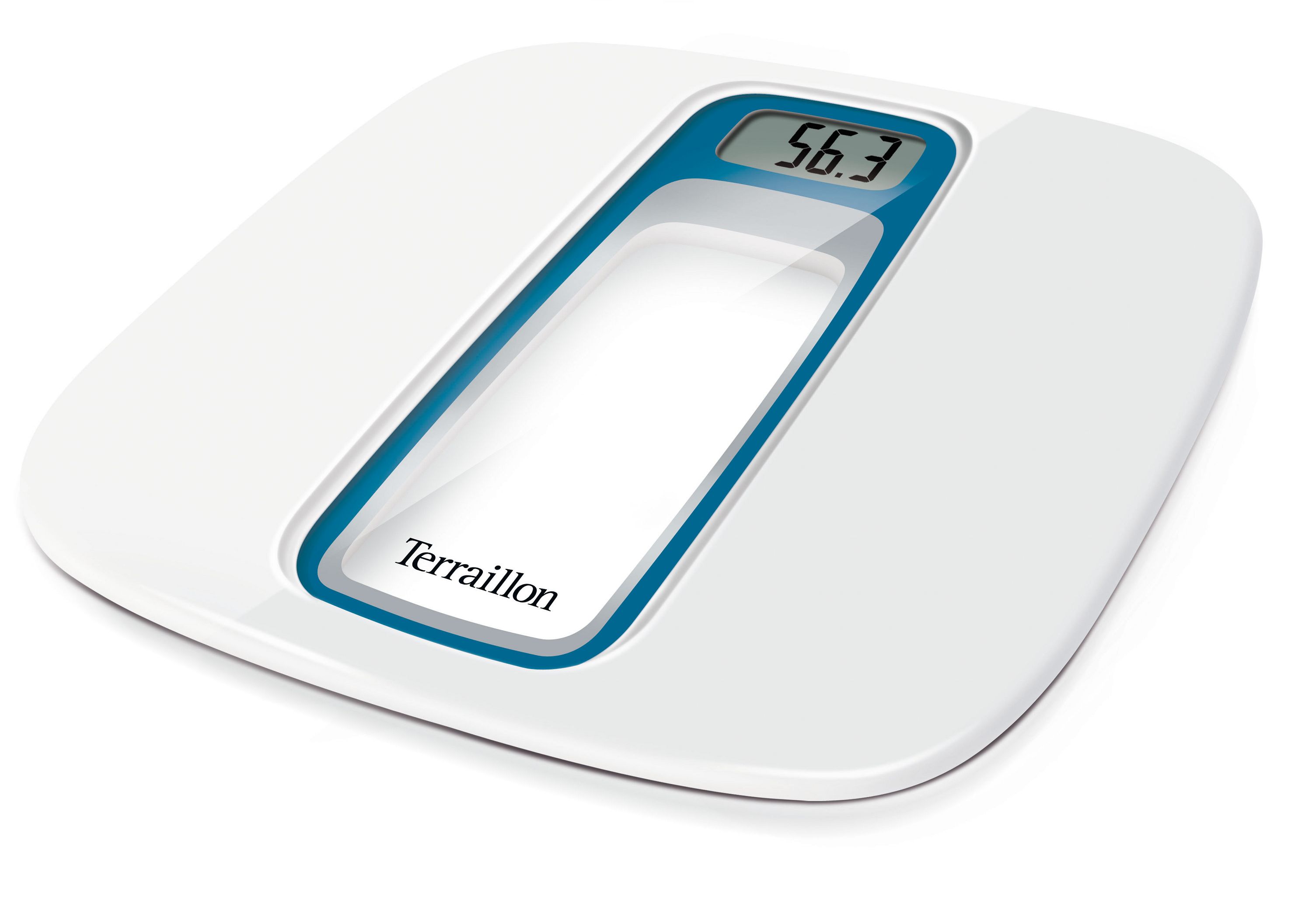 Svarstyklės TERRAILLON 14984 Window Blue Silver, 160kg /100g.