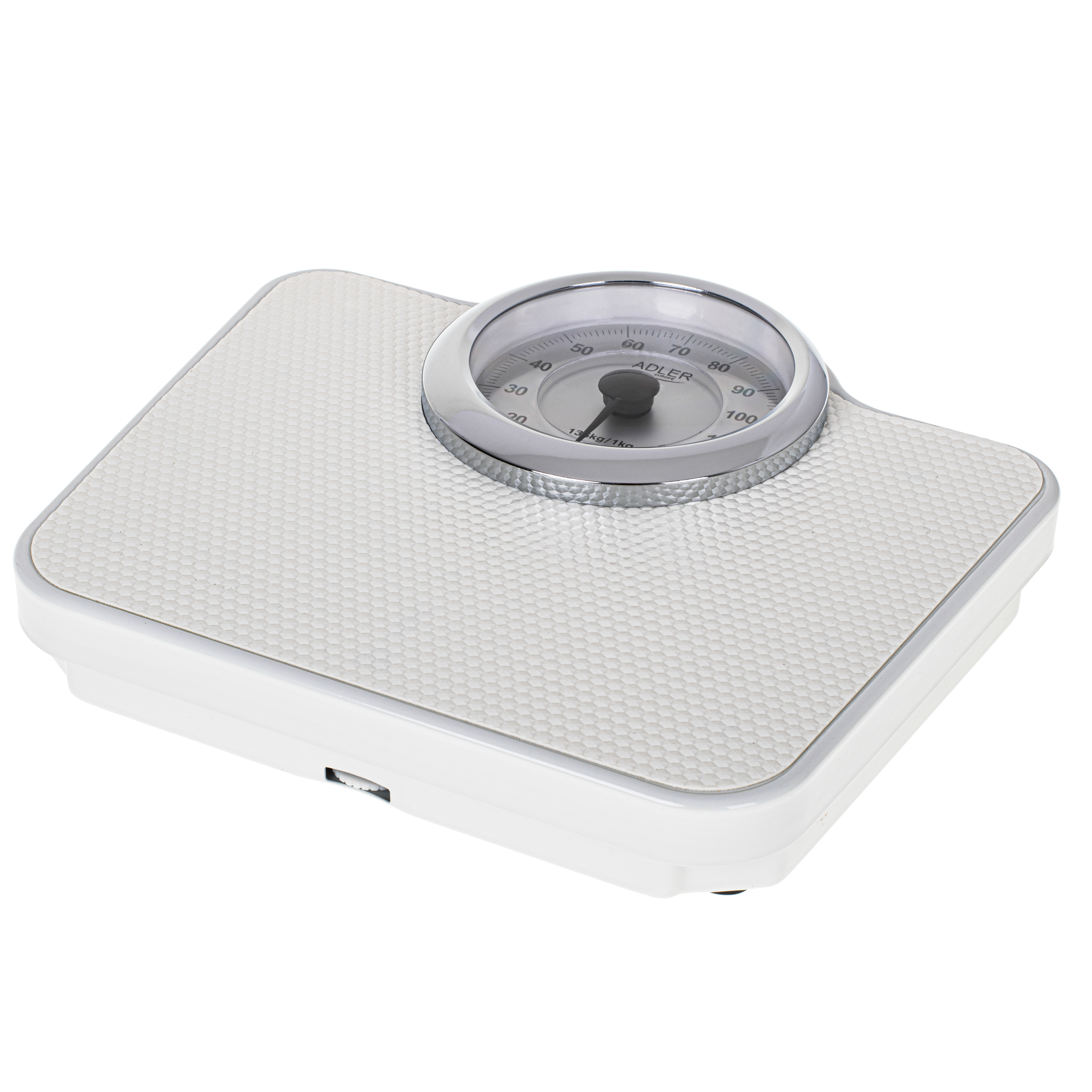 Svarstyklės Adler Mechanical Bathroom Scale AD 8180	 Maximum weight (capacity) 136 kg, Accuracy 1000 g, White