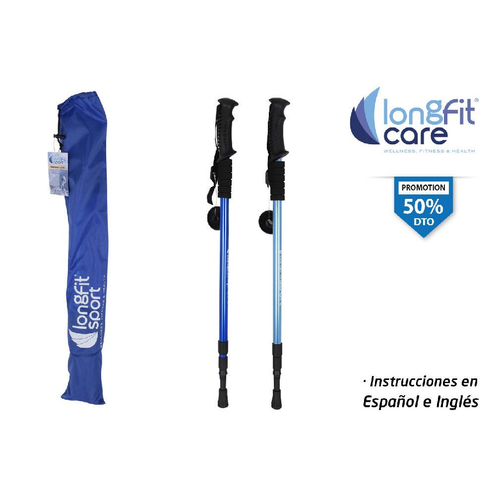 Vaiksčiojimo lazdos LongFit Sport Care (2 vnt.)
