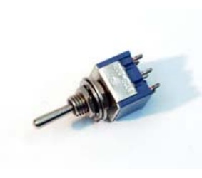 Tumbleris ON-OFF-ON 6k. 3pad. su fiksacija 3A/250V