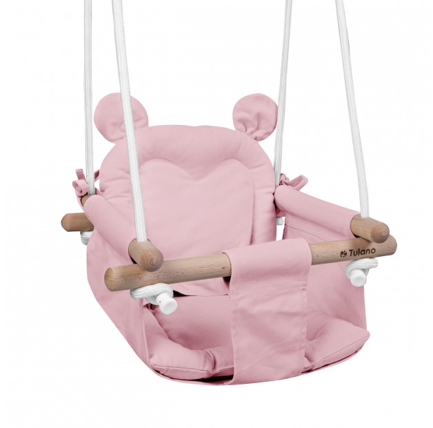 Vaikiškos sūpynės «TULANO Hop 30 Pink», rožinės