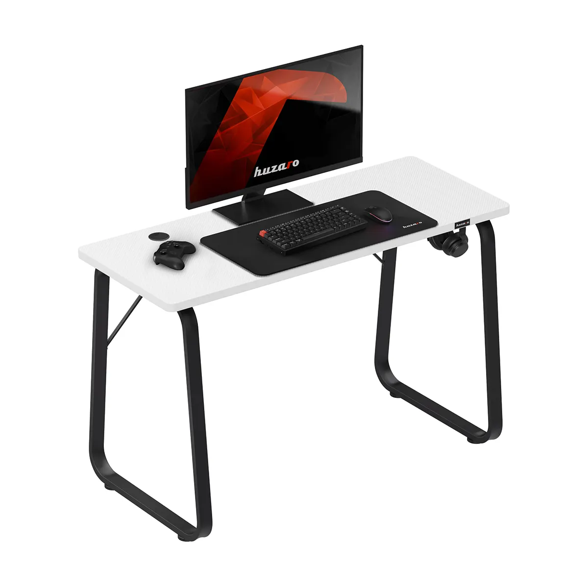 Žaidimų stalas «Huzaro Hero 1.5 White», baltas